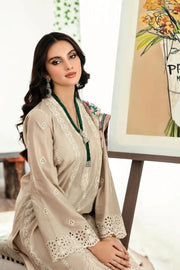 Dhanak 3PC Embroidered With Printed Pashmina Wool Shawl SF-132