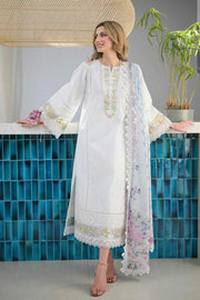 Dhanak 3PC Embroidered With Full Embroidered Shawl SF-127