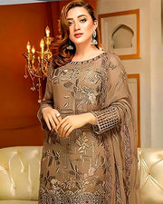 Embroidered 3PC LAWN DRESS CK2001