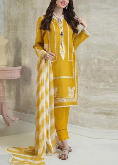Dhanak 3PC Embroidered SF-109