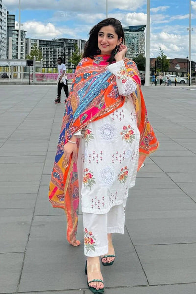 3PC Embroidered ir0028