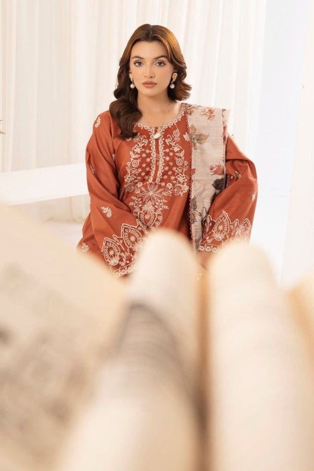 3PC Embroidered KD0040