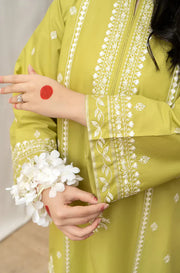 URGE Dhanak 3PC Embroidered With Digital Printed Shawl SF-110