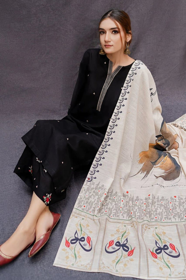 Dhanak 3PC With Wool Shawl SF-115
