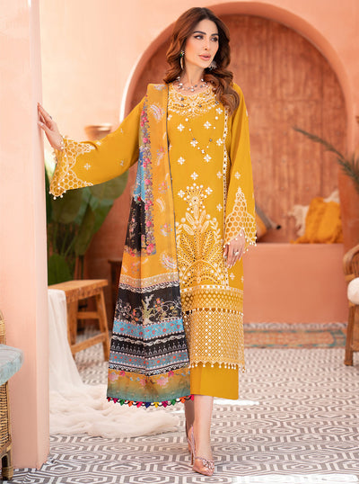 Dhanak 3PC With Wool Shawl SF-125
