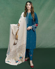 Dhanak 3PC With Wool Shawl SF-114