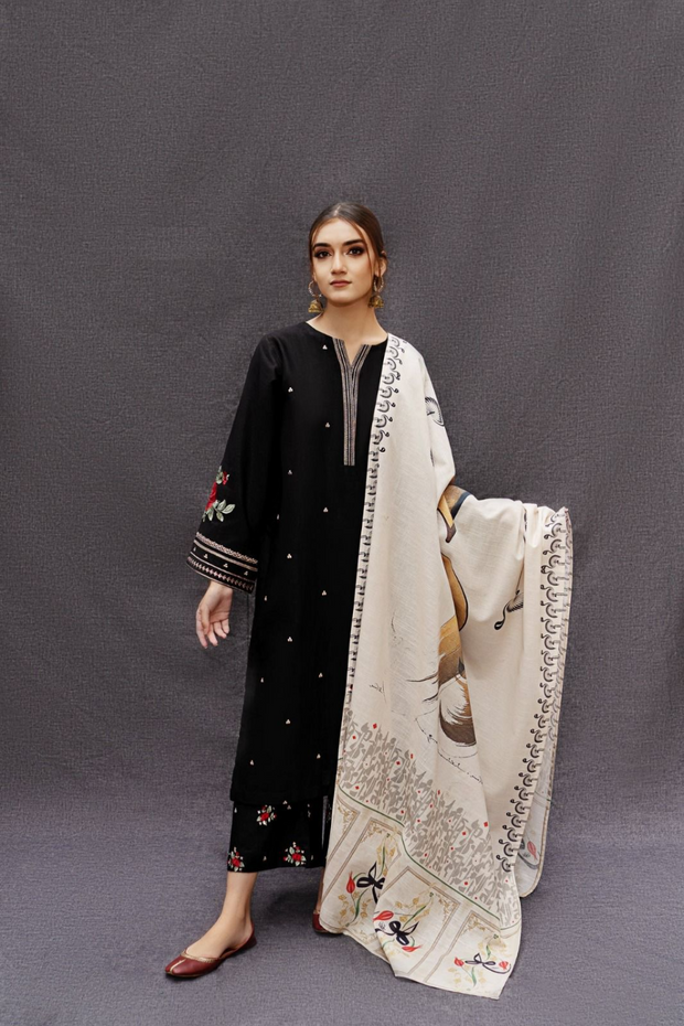 Dhanak 3PC With Wool Shawl SF-115