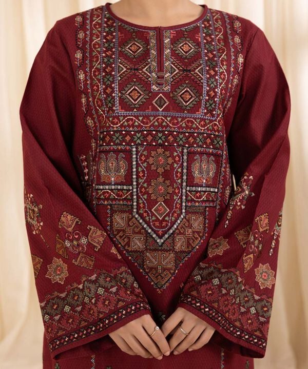 Dhanak 3PC Embroidered SF-129