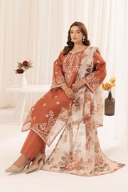 3PC Embroidered KD0040