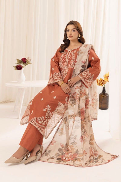 3PC Embroidered KD0040