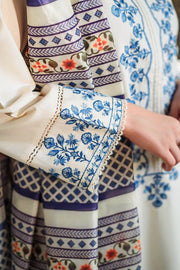 Dhanak 3PC Embroidered With Full Embroidered Shawl SF-130