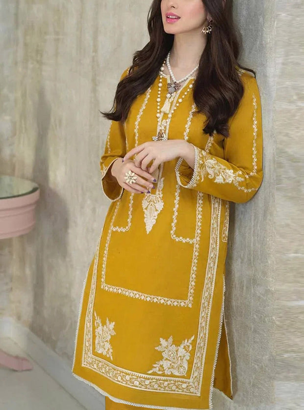 Dhanak 3PC Embroidered SF-109