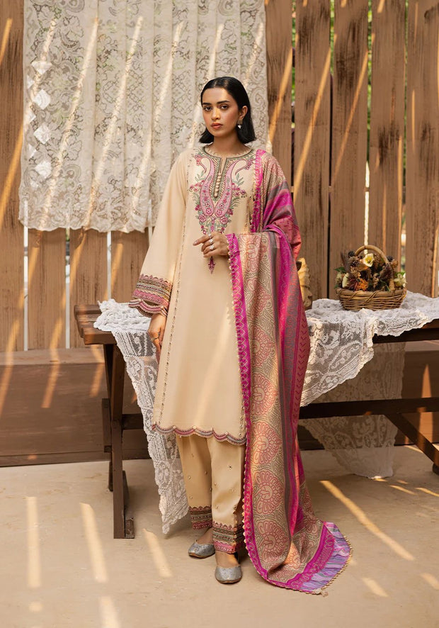 3PC Embroidered KD0036