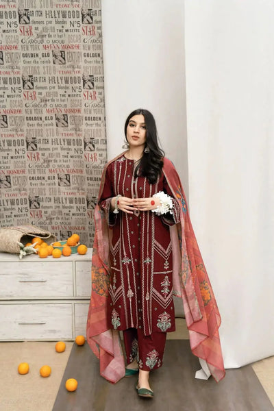 3PC Embroidered KD0041