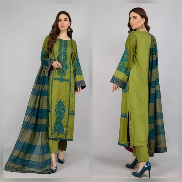 Dhanak 3PC With Wool Shawl SF-111