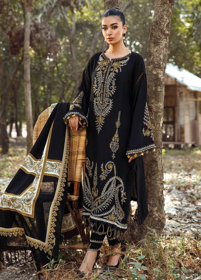 DHANAK-3PC EMBROIDERED SHIRT WITH DIGITAL PRINTED WOOL SHAWL SF-120